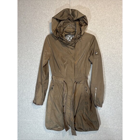 Dawn Levy Raincoat Womens Small Kyndra Packable Anorak Lightweight Hooded Jacket - Picture 1 of 16